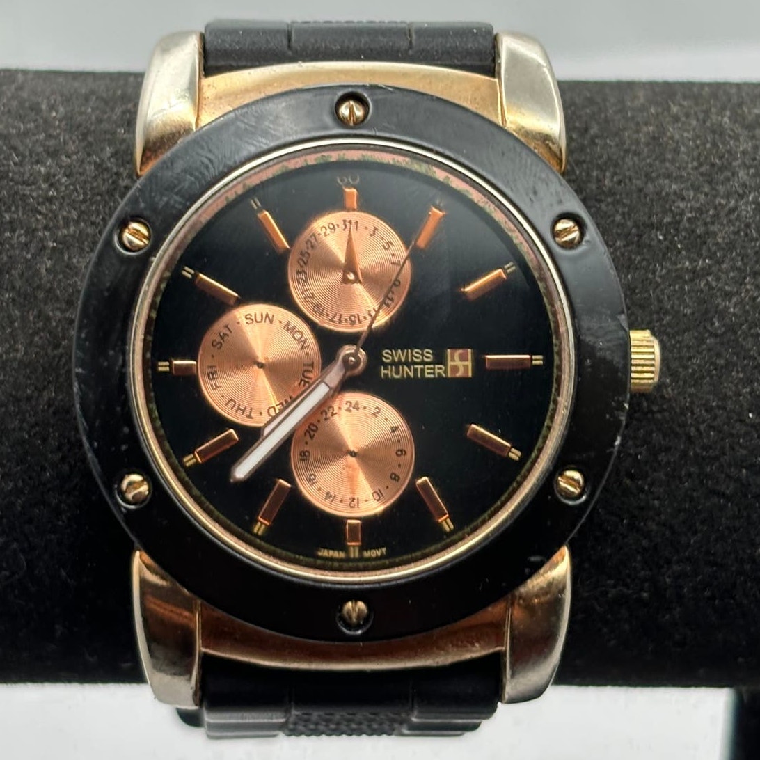 Gold Black Mens Watch Gold Black Mens Watch